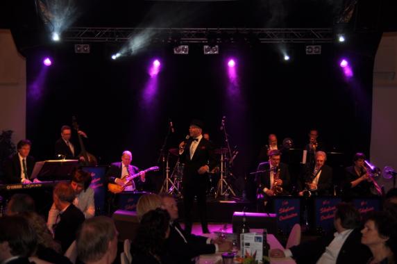 Frank in person met The Skyline Orchestra